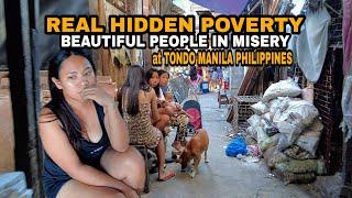 You wouldn't believe this! A sad reality in tondo manila Philippines [4k] Walk tour