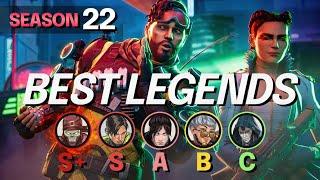 NEW LEGENDS TIER LIST for Season 22 - BEST and WORST Legends - Apex S22 Meta Guide