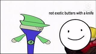 Exotic butters has a knife (original meme) - tower heroes animation