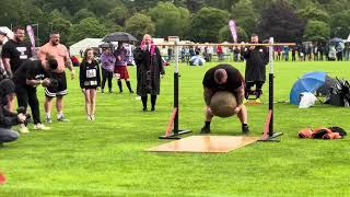 Eddie hall 9th man ever to lift stone Inverness Highland Games July 15th 2023 WOW