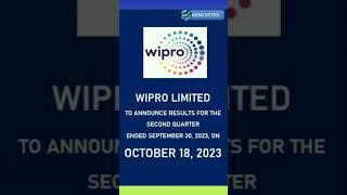 Wipro Ltd to Unveil Q2 FY2024 Results on October 18, 2023! 