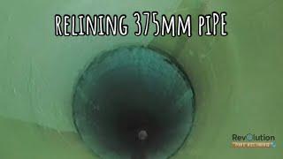 Sectional Pipe Repair Relining a 375mm Concrete Pipe | Revolution Pipe Relining