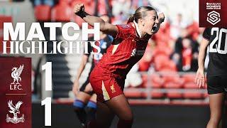 Classy Kapocs Goal | Liverpool FC Women 1-1 Crystal Palace | Highlights