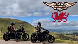 A weekend in Wales on Harley Davidson Iron 883 Sportsters