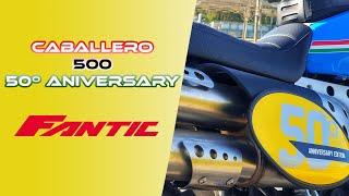 Fantic Caballero 500 50º aniversary  Review & TestRide  ENGLISH