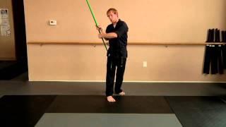 MARCH Karate Tip #3:  Bow Staff - Reverse Figure 8s