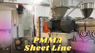 Jwell PMMA Sheet Extrusion Line