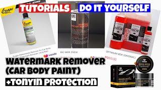 Watermark removal on car body paint using MDR by OPTIMUM, watermark remover by GUAPO & IGC