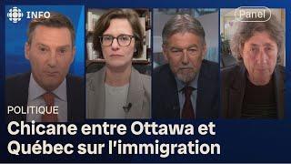 Panel politique : François Legault dit au fédéral de gérer le déplacement des demandeurs d’asile