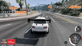 BEAMNG DRIVE - RYZEN 5 5500U - 16GB RAM - VEGA 7 - BENCHMARK