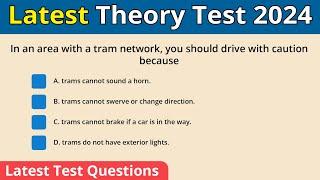 Latest Theory Test Questions | Theory Test 2024 UK