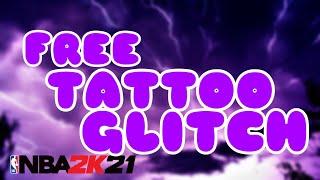 *NEW* TATTOO GLITCH NBA 2K21! FREE TATTOOS UPDATED GLITCH IN 2K21!