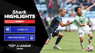 Sydney FC v Western United - Shark Highlights | Isuzu UTE A-League 2024-25 | Round 08