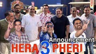 "Hera Pheri 3 Official Announcement Coming Soon! | The Return of Raju, Shyam & Baburao " ll AKN