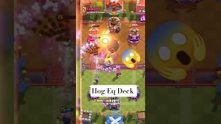 hog eq deck  | Ramp Up Challenge | clash royale | #shorts #clashroyale #viralvideo