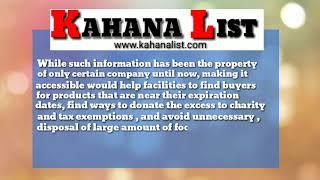 Food Factory Directory | Kahana List | Food Manufacturers Directory