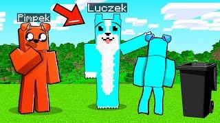 ZMIENIŁEM SKIN PIESKA w Minecraft  (nowy)