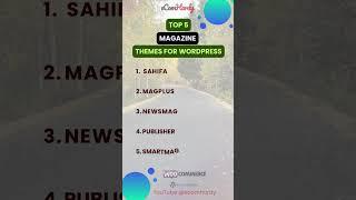 Top 5 Magazine Themes for WordPress | Elevate Your Content Presentation | eComHardy