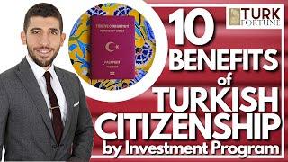 TURKEY CITIZENSHIP BY INVESTMENT: 10 BENEFITS of TURKISH PASSPORT