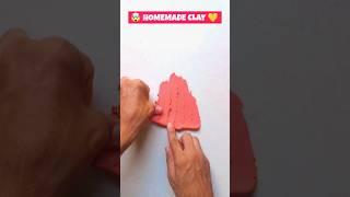 HOMEMADE CLAY IN 10 SecERASER CLAYDIY Clay #shorts #clay #slime #kidsvideo #youtubeshorts #kids