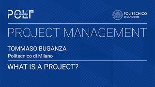 What is a project? (Buganza)