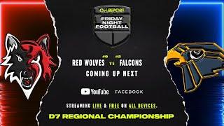 #2 Hillsdale Falcons (12-1) vs #9 Cuyahoga Hts Football (8-4) D7 Region 25 Championship