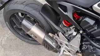 Honda CB1000r sound check Akrapovic full exhaust