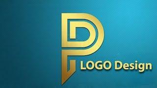 P logo design in Illustrator Tutorial | P text Logo