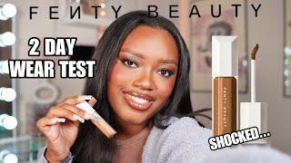 TRYING THE NEW FENTY HYDRATING CONCEALER + 2 DAY WEAR TEST !