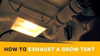 Grow Tent - Passive Outtake Air Vs. Aggressive Air Flow | How To Exhaust Grow Tent Veting Grow Box