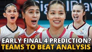 Petrogazz, Cignal HD, Creamline, & PLDT, TEAMS to BEAT sa PVL AFC! Predictions for 4 teams, ALAMIN!