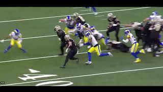 Taysom Hill Knee Injury (Carted Off) | New Orleans Saints vs Los Angeles Rams