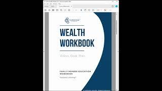 Family Wealth Window - Wealth Workbook Exercise Review