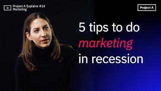 How to do marketing for startups in times of recession