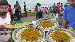 Breakfast with Muri Ghugni | Street Food Digha Sea Beach West Bengal