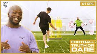 FOOTBALL TRUTH OR DARE I AKINFENWA CHALLENGES DAVID JAMES I SikSilk I Ep 4