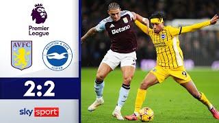 Hart umkämpft und ohne Sieger! | Aston Villa - Brighton & Hove Albion | Highlights - PL 24/25