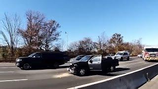 Crash on Garden State Parkway Southbound in Cranford Backups Traffic for Miles 11/08/2024