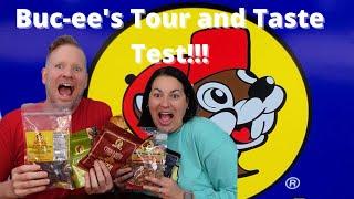 Buc-ee's Tour and Taste Test! We Went To The World's Largest Gas Station And Found Tons of Goodies!