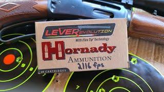 Hornady LeverEvolution 200gr FTX 35 Remington Ammo Test W/ Marlin 336