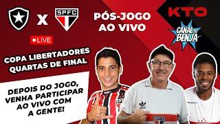  AO VIVO | PÓS-JOGO BOTAFOGO 0 X 0 SÃO PAULO - LIBERTADORES 2024