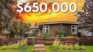 DOUBLE Your Outdoor Living! Tour this $650,000 Bungalow in Varsity! Calgary Real Estate 2022