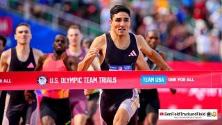 Men's 800m Final | U.S. Track and Field Olympic Team Trials 2024 | #HOPPEL   BenFieldTrackandField