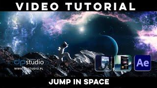 Jump in Space | Video Tutorial | After Effects | Blender | #tutorial #3d #vfx #cgi #aftereffects
