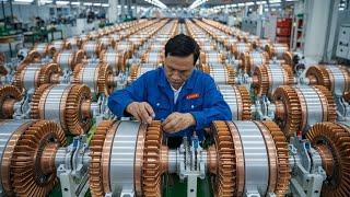 Electric Alternator Production  | Skilled Vietnamese Workers Show Expert Craftsmanship |@processv