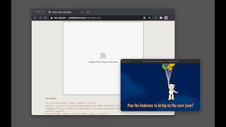 FlashPlayer - SWF to HTML - Browser Extension Preview