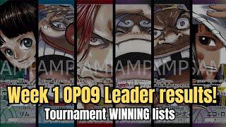 [OP09] Week 1 OP09 Leader results + Deck lists from Asia [One Piece TCG]