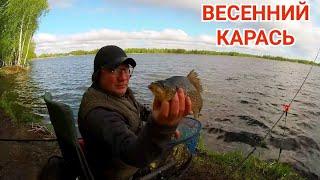 Ух Что Творит этот Карась! Отличный Клёв при Плохой Погоде. Рыбалка на Карьере