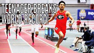 400 Meter World Record at 19 Years Old | Christopher Morales Williams