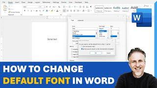 How to Change Default Font in Word | Change Default Font and Font Size in Microsoft Word